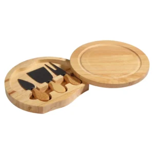 Set Quesos Tabla Roble