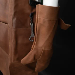 Set Maestro Parrillero – Pechera de Gamuza de Búfalo