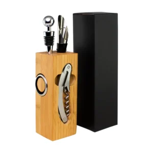 Set de Vino Rectangular - Bamboo