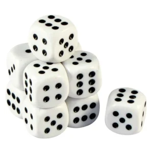 Dado Clásico Blanco