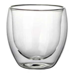 Set 2 Vasos Doble Pared Vidrio Elya