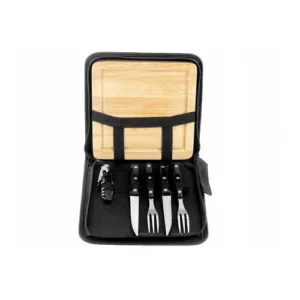 Set de Parrilla con Tabla de Madera Bronn