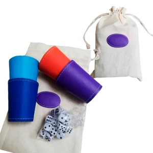 Set 4 Cachos Cuero Belto