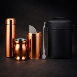 Set de Mate Cobre Completo