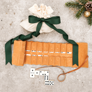 Set artesanal - Cuero Juego de Domino