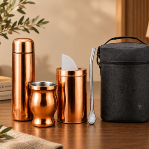 Set de Mate Cobre Completo