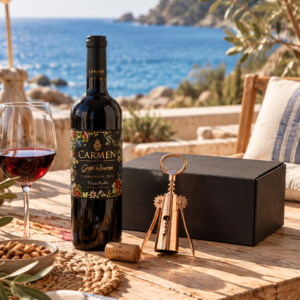 Vino & Descorchador de Vinos Cobre